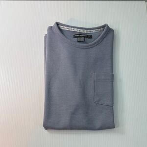 French Connection Slate Blue Pocket Crewneck T-Shirt